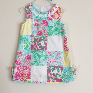 Lilly Pulitzer Girls patchwork dress 3